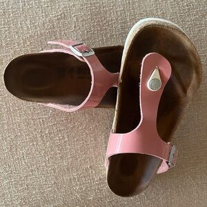 Pink patent leather Women’s sandals by Birkenstock